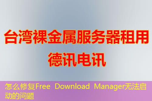 怎么修復(fù)Free Download Manager無(wú)法啟動(dòng)的問(wèn)題