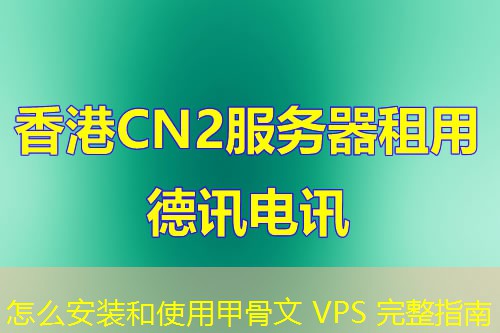 怎么安裝和使用甲骨文 VPS 完整指南